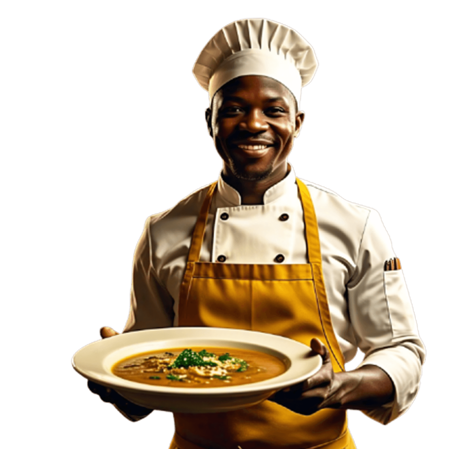 Chef Preparing Soup